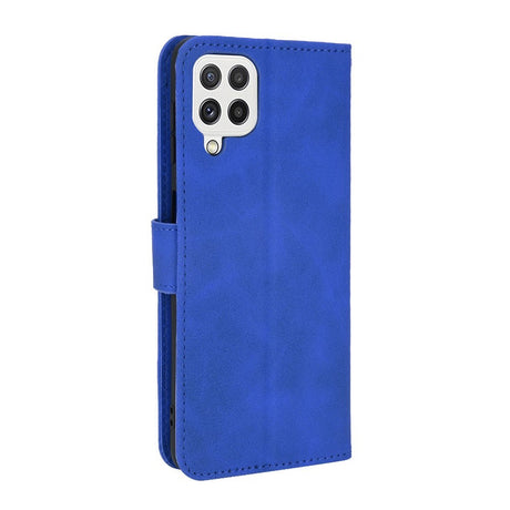 EIDERWOOD Samsung Galaxy A22 (4G) Faux Leather Flip Case with Cardholder & Stand Function - Blue