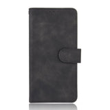 EIDERWOOD Samsung Galaxy A22 (4G) Faux Leather Flip Case with Cardholder & Stand Function - Black