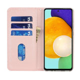 Samsung Galaxy A52 (4G / 5G) / A52s (5G) Leather Case - Silk Texture w. Wallet - Rose Gold