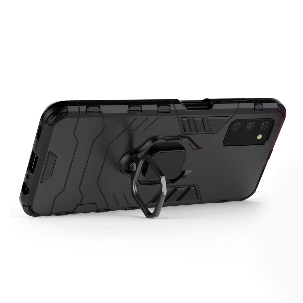 Samsung Galaxy A03s Tough Case w. Magnetic Kickstand - Black