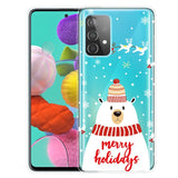 Samsung Galaxy A72 5G / 4G Flexible Plastic Christmas Case - Merry Christmas - Polar Bear