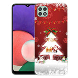 Samsung Galaxy A22 (5G) Flexible Plastic Christmas Case - Merry Christmas - Christmas Tree & Snowflake