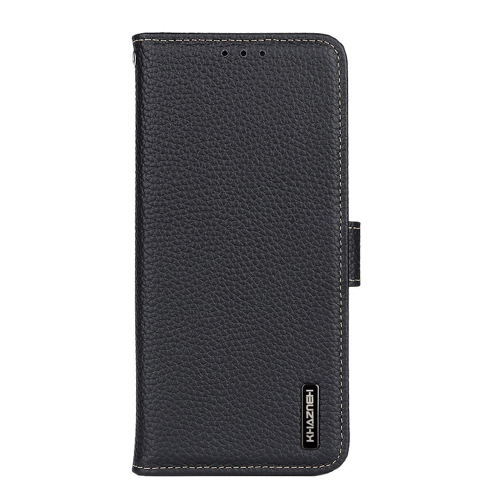 Samsung Galaxy A03s KHAZNEH Leather Wallet Case - Black