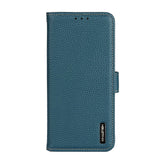 Samsung Galaxy A03s KHAZNEH Leather Wallet Case - Green