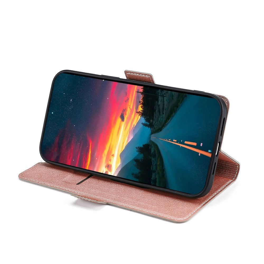 Samsung Galaxy S22 Thin Leather Wallet Case - Rose Gold