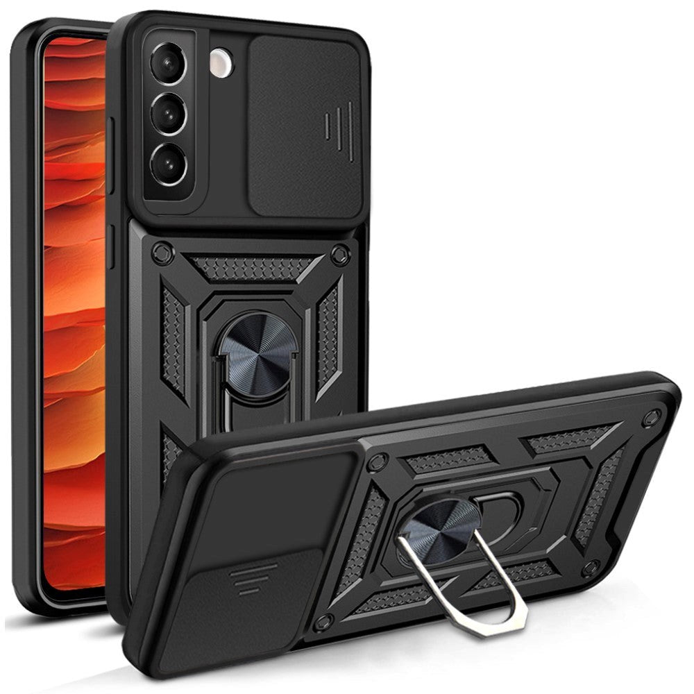 Samsung Galaxy S22 Tough Case w. Magnetic Kickstand - Black