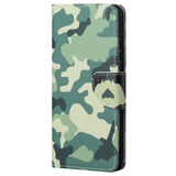 Samsung Galaxy S22+ (Plus) Leather Wallet Case - Camouflage