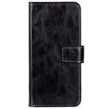 Samsung Galaxy S22 Ultra Vintage Look Leather Wallet Case - Black