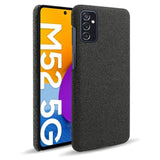 Samsung Galaxy M52 (5G) Ultra KSQ Fabric Plastic Case - Black