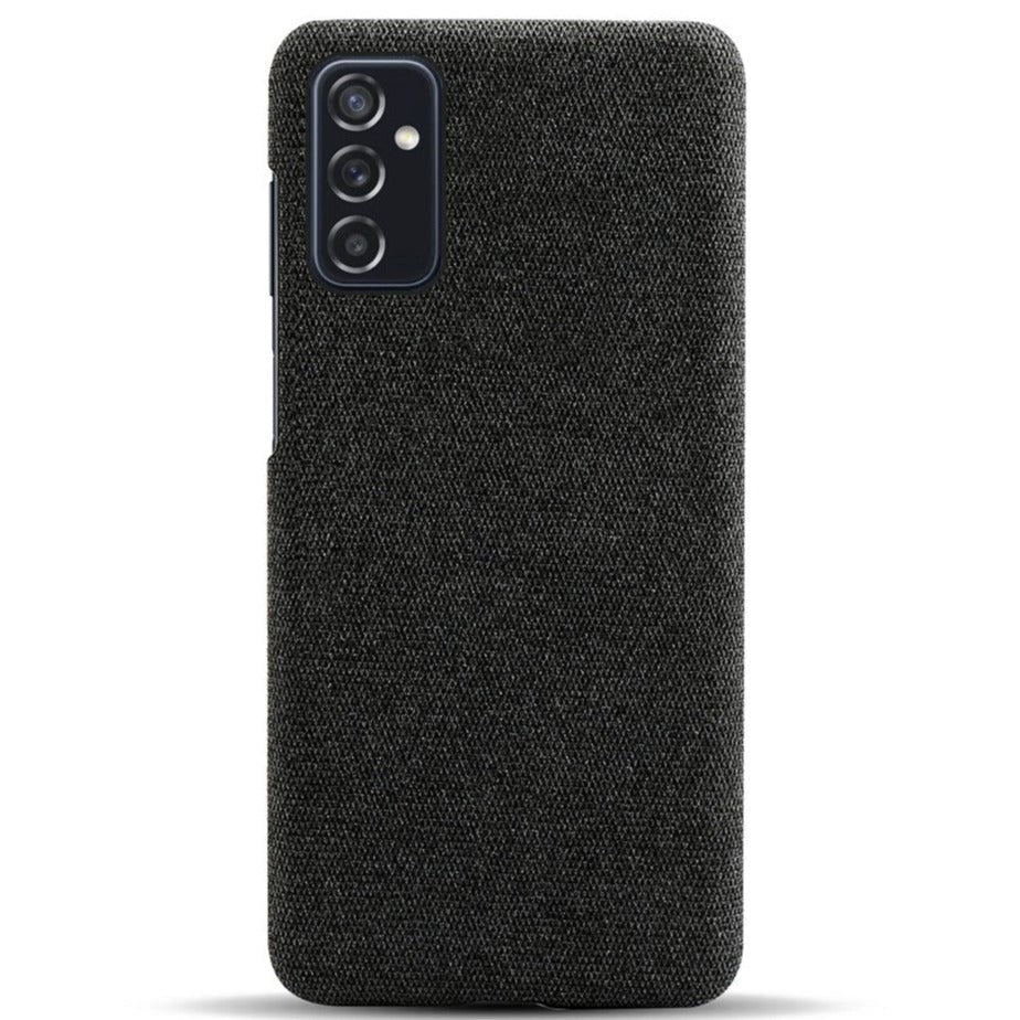 Samsung Galaxy M52 (5G) Ultra KSQ Fabric Plastic Case - Black