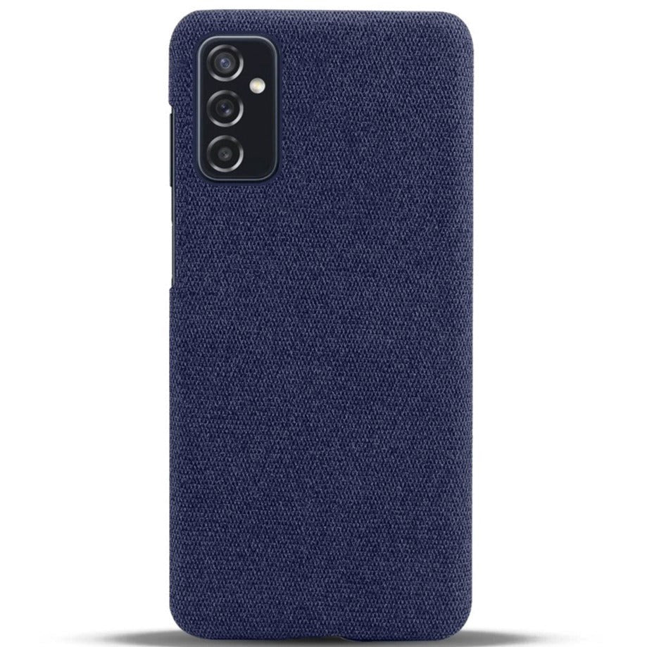 Samsung Galaxy M52 (5G) Ultra KSQ Fabric Plastic Case - Blue