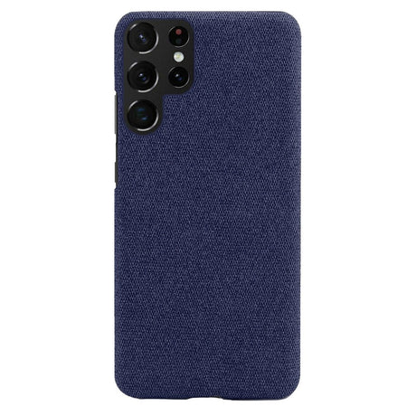 Samsung Galaxy S22 Ultra KSQ Fabric Plastic Case - Blue