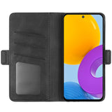 Samsung Galaxy M52 (5G) Soft Leather Wallet Case - Black