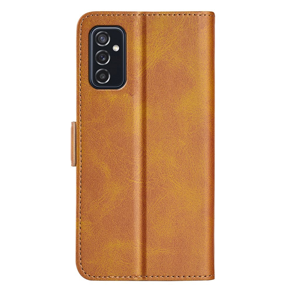 Samsung Galaxy M52 (5G) Soft Leather Wallet Case - Brown