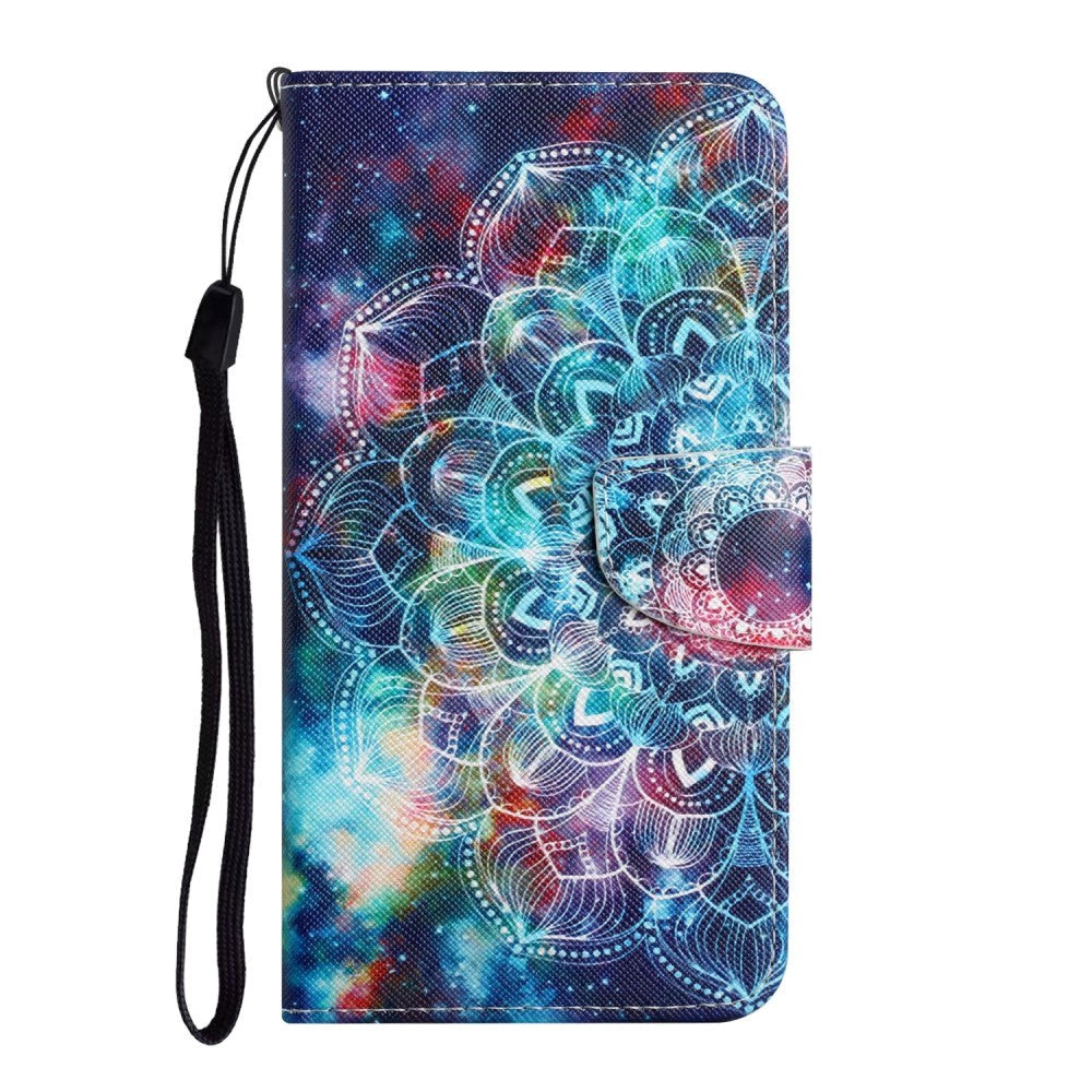 Samsung Galaxy S22 Ultra Leather Wallet Case - Mandala Flower