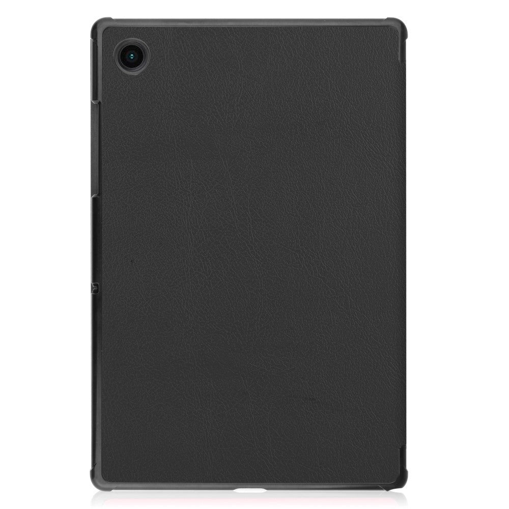 Samsung Galaxy Tab A8 10.5" Tri-Fold Leather Case - Black