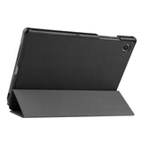 Samsung Galaxy Tab A8 10.5" Tri-Fold Leather Case - Black