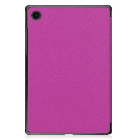 Samsung Galaxy Tab A8 10.5" Tri-Fold Leather Case - Purple