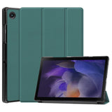 Samsung Galaxy Tab A8 10.5" Tri-Fold Leather Case - Green