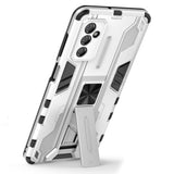 Samsung Galaxy M52 (5G) Tough Case w. Kickstand - Silver