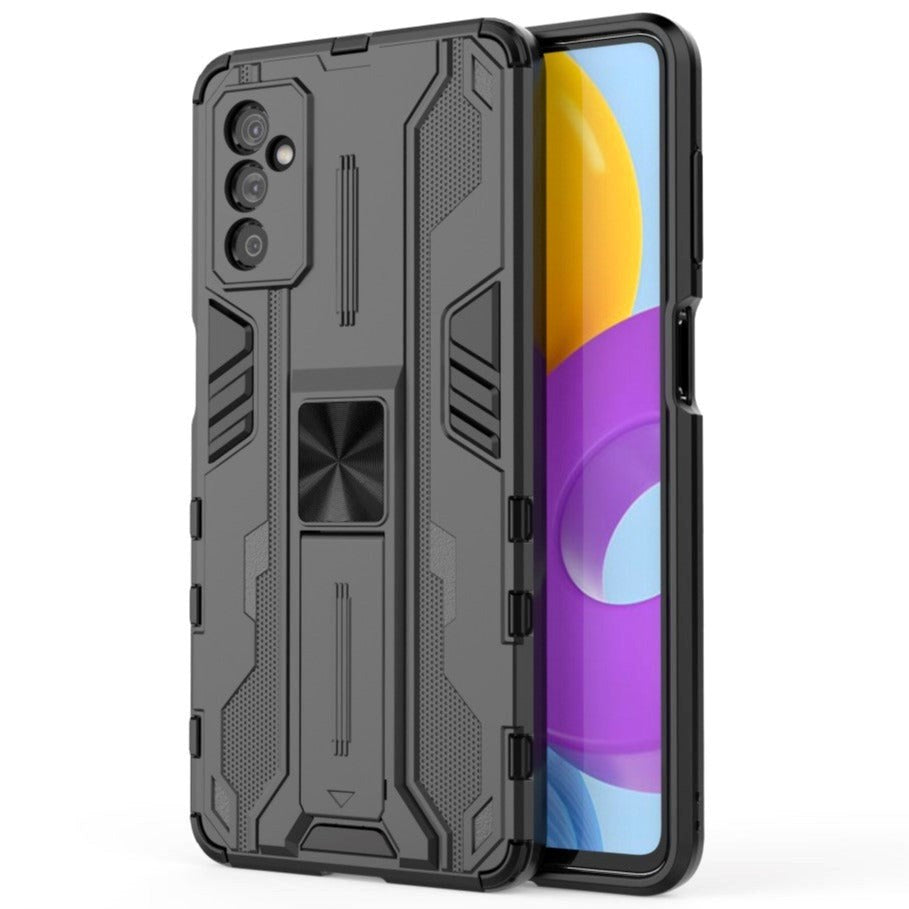 Samsung Galaxy M52 (5G) Tough Case w. Kickstand - Black