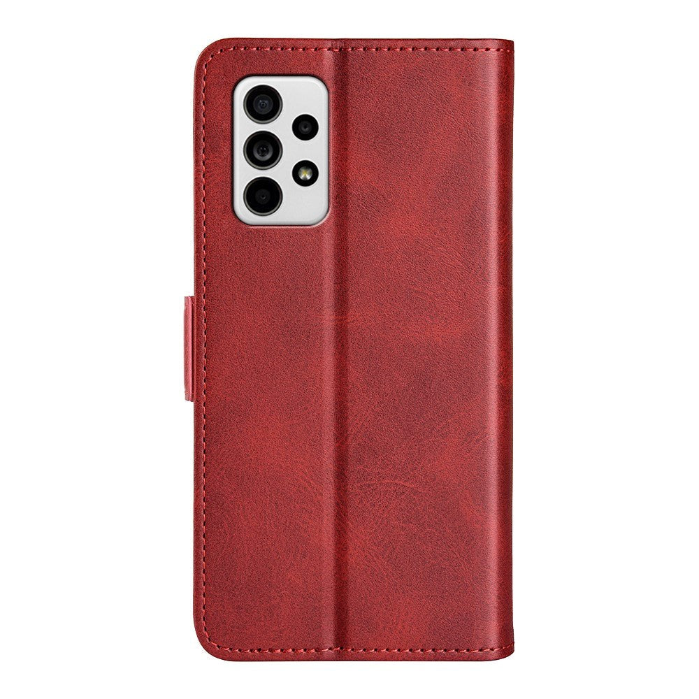 Samsung Galaxy A33 (5G) Neutral Leather Wallet Case - Red