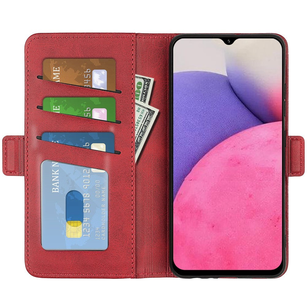 Samsung Galaxy A33 (5G) Neutral Leather Wallet Case - Red