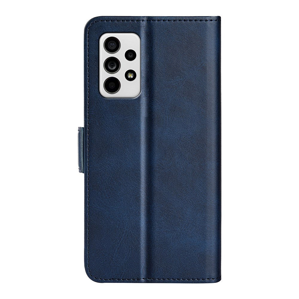 Samsung Galaxy A33 (5G) Neutral Leather Wallet Case - Blue