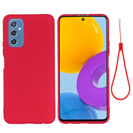 Samsung Galaxy M52 (5G) Liquid Silicone Case - Red