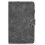 Samsung Galaxy Tab A8 10.5 (2021) Leather Flip Case w. Pencil Holder & Card Holder - Grey