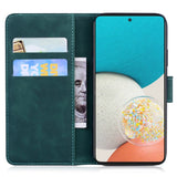 Samsung Galaxy A53 (5G) Leather Wallet Case - Tiger Print - Green