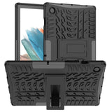 Samsung Galaxy Tab A8 10.5" (2021) Tough Case w. Tyre Design & Stand Function - Black