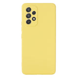 Samsung Galaxy A33 (5G) Liquid Silicone Case w. Strap - Yellow