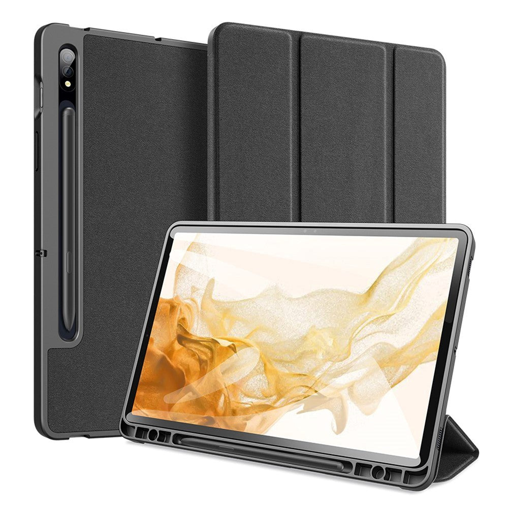 Samsung Galaxy Tab S8 DUX DUCIS DOMO Series Case - Penholder - Black