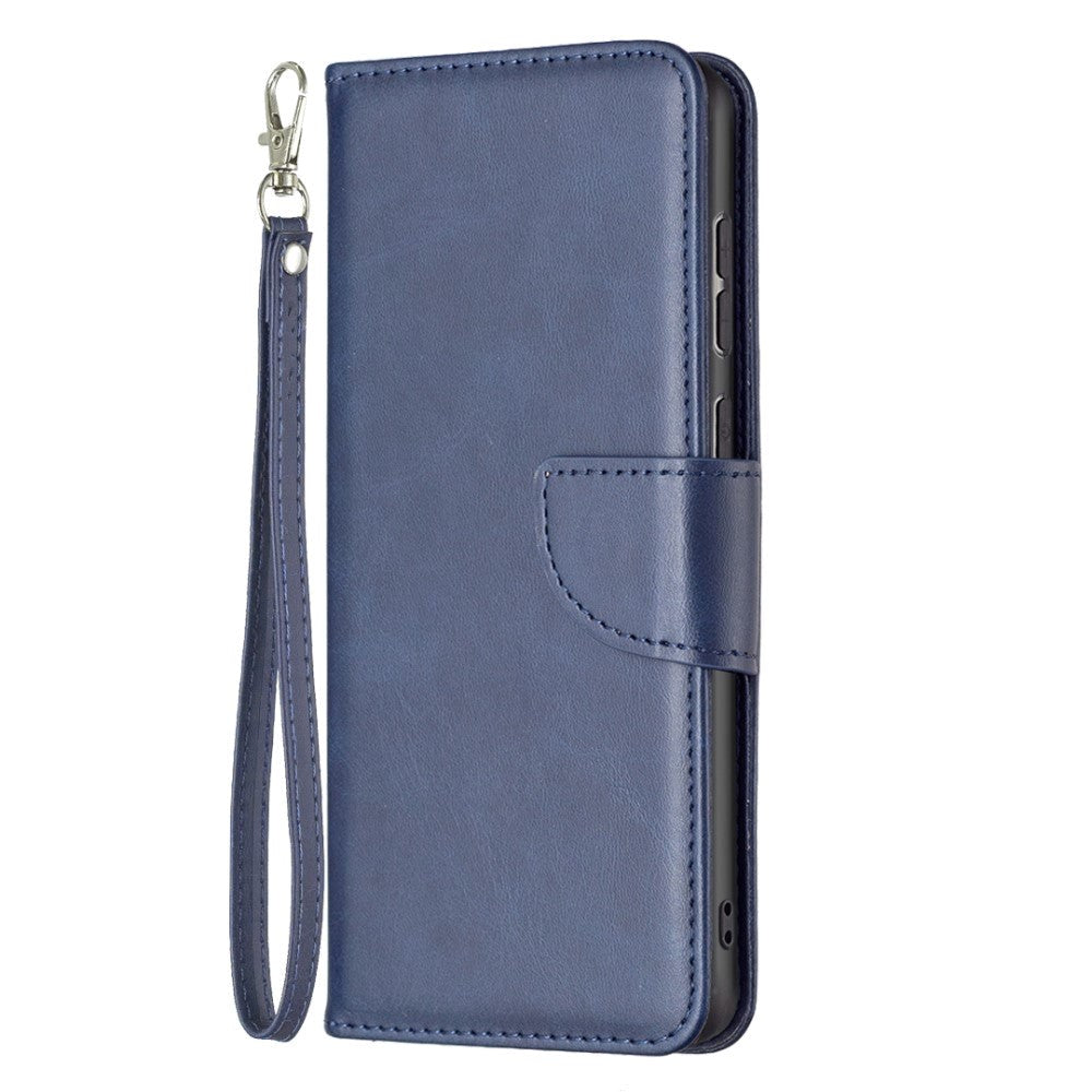 Samsung Galaxy A33 (5G) Leather Wallet Case & Strap - Blue