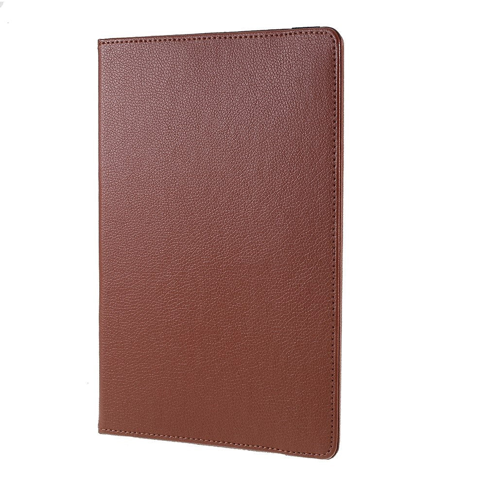 Samsung Galaxy Tab S8 / S7 Leather Flip Case w. Stand Function & Pen Holder - Brown