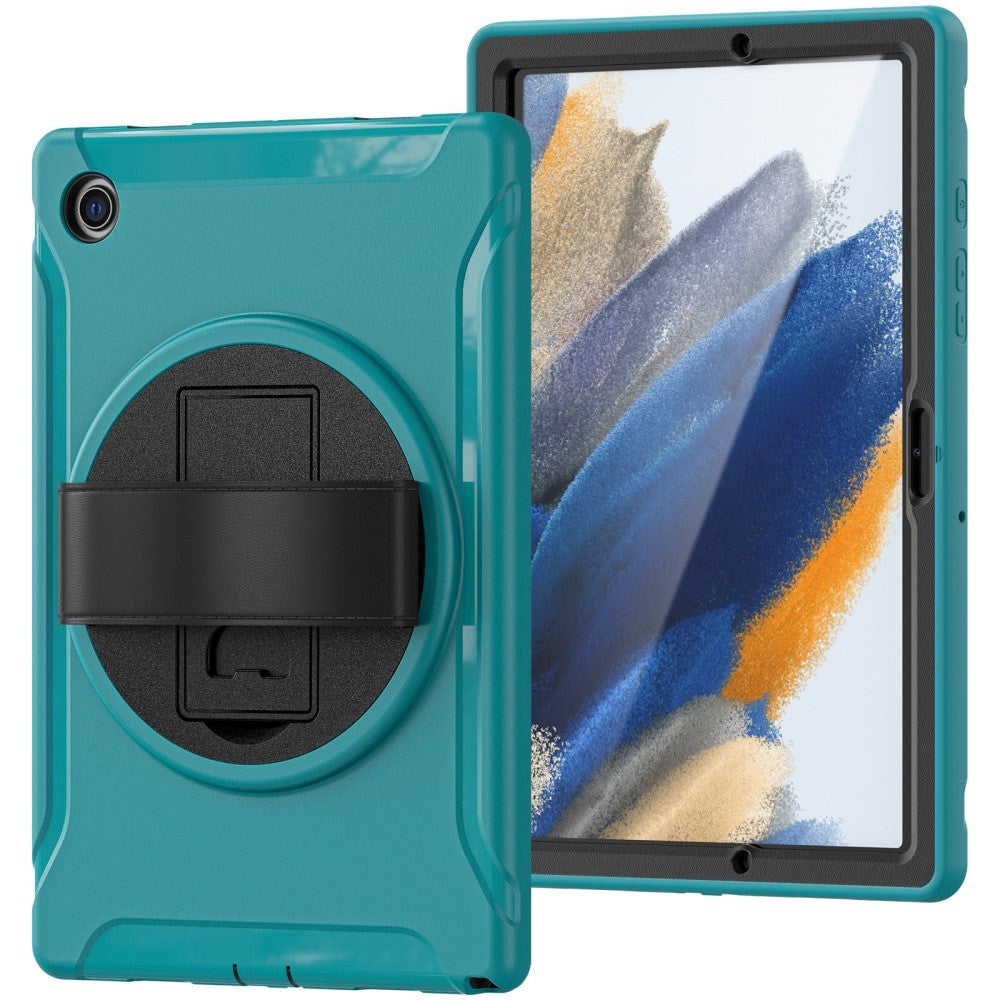 Samsung Galaxy Tab A8 10.5" (2021) Tough Case w. Handholder & Kickstand - Blue