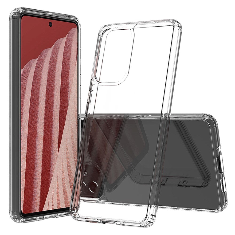 Samsung Galaxy A73 (5G) Acrylic Hybrid Bumper Case - Transparent