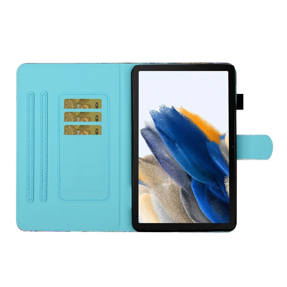 Samsung Galaxy Tab A8 10.5 "(2021) Flip Case w. Stand Mode & Card Holder - Cat & Tiger