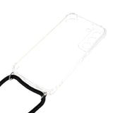 Samsung Galaxy S22 Flexible Plastic Case w. Hand Strap - Transparant