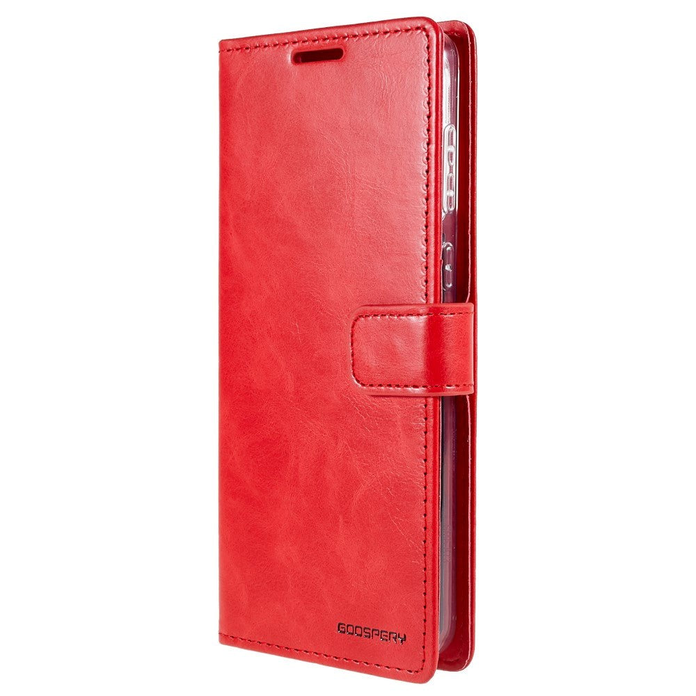 Samsung Galaxy A73 (5G) GOOSPERY Blue Moon Leather Wallet Case - Red