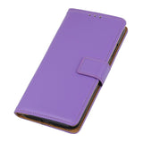 Samsung Galaxy M33 Leather Wallet Case & Kickstand - Purple