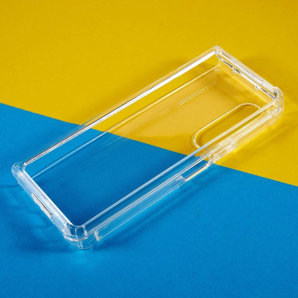 EIDERWOOD Samsung Galaxy Z Fold3 (5G) Plastic Case with Shock Absorbing Corners - Transparent