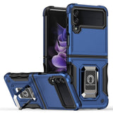 Samsung Galaxy Z Flip (5G) Craftsman Back Case with Kickstand - Blue