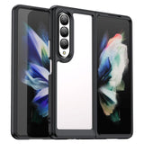 Samsung Galaxy Z Fold4 (5G) Hybrid Plastic Case - Transparent / Black