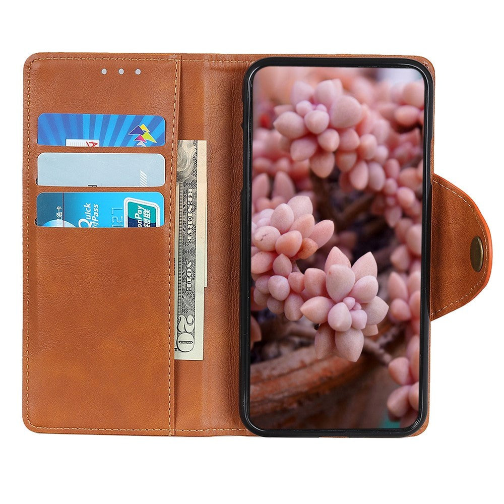 Sony Xperia L4 Retro Leather Wallet Case - Brown