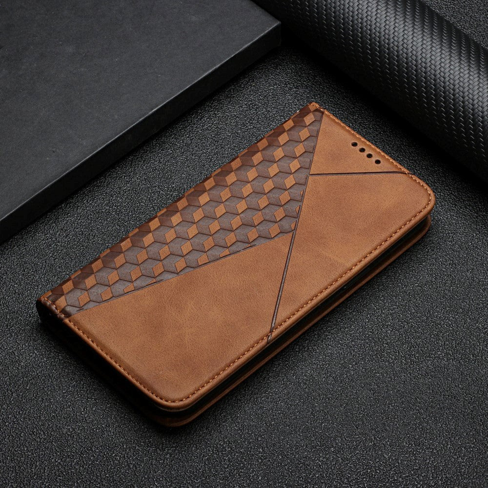 Sony Xperia 10 III PU Leather Flip Case with Card Holder - Brown