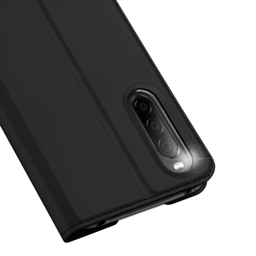 Sony Xperia 10 IV Dux Ducis Skin Pro Series Thin Wallet Case - Black