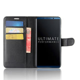 Huawei Mate 10 Pro Wallet Case Soft Pouch Leather Black