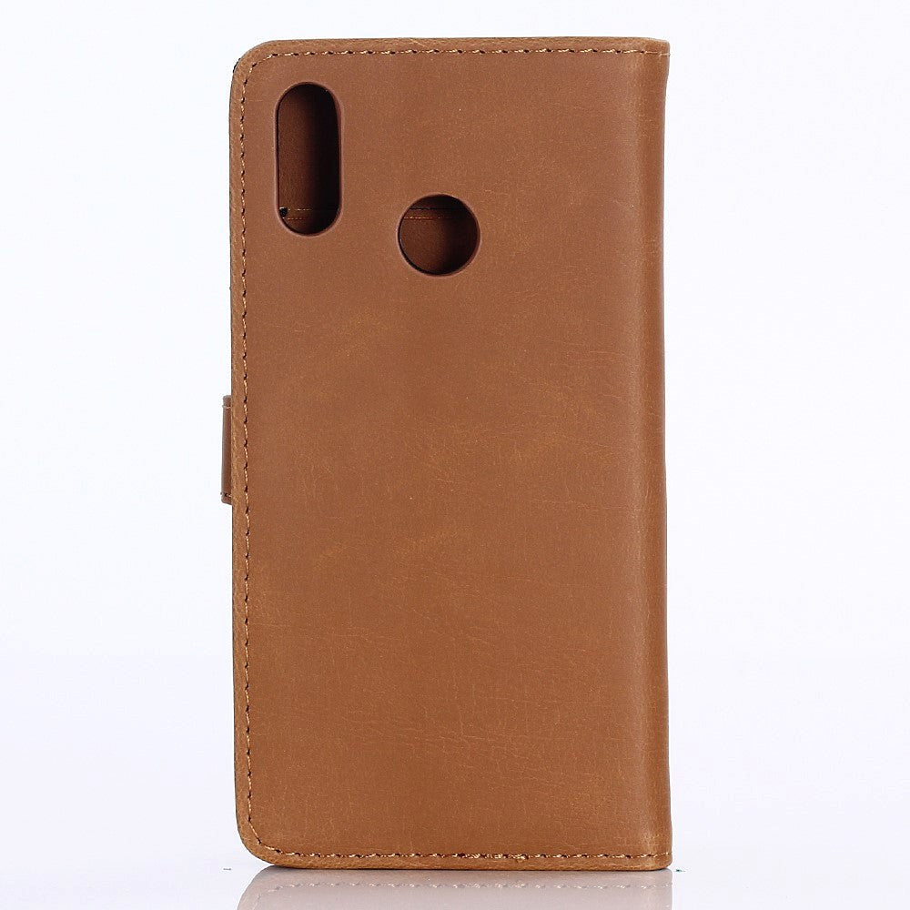 Huawei P20 Lite (2018) Wallet Leather Case Brown